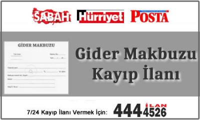 Gider Pusulası Kayıp İlanı